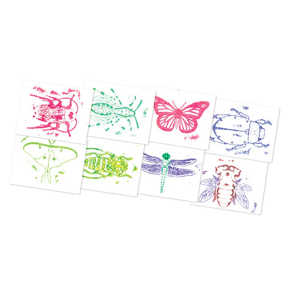 16-Piece Insect Rubbing Plates Set | Hands-On Texture Art & STEM Craft Kit - Image 3