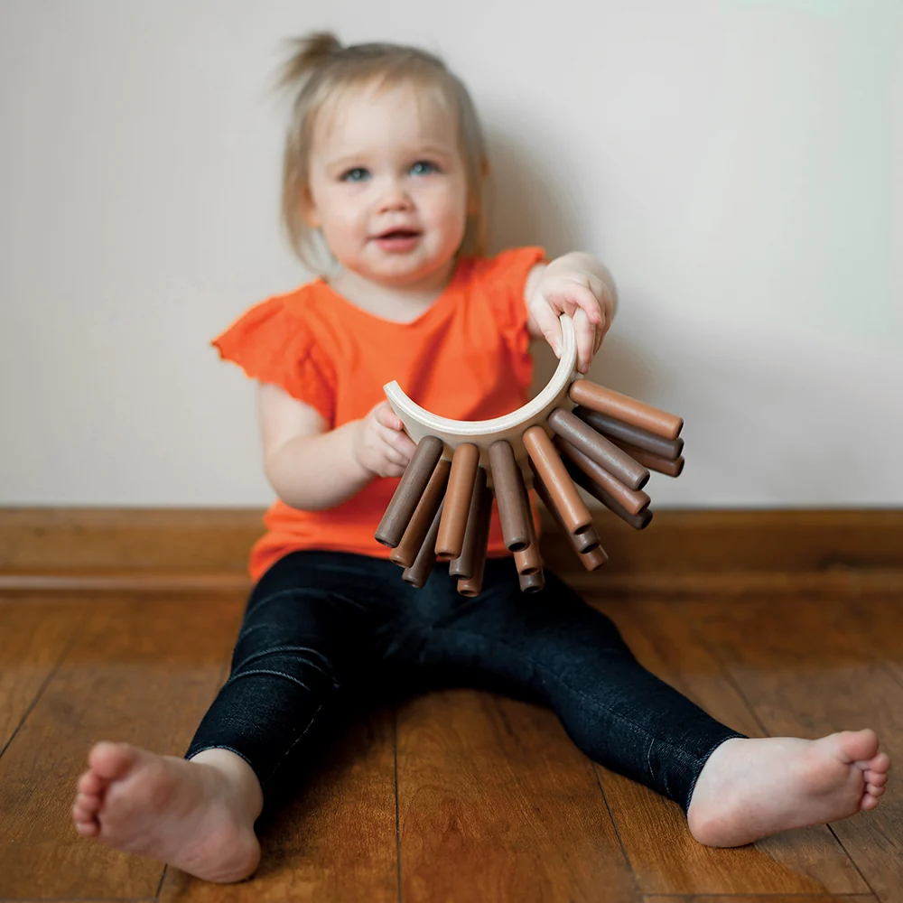 Eco-Friendly Wooden Jiggle Sticks | Sensory Play for Ages 12 Months+ - Image 5