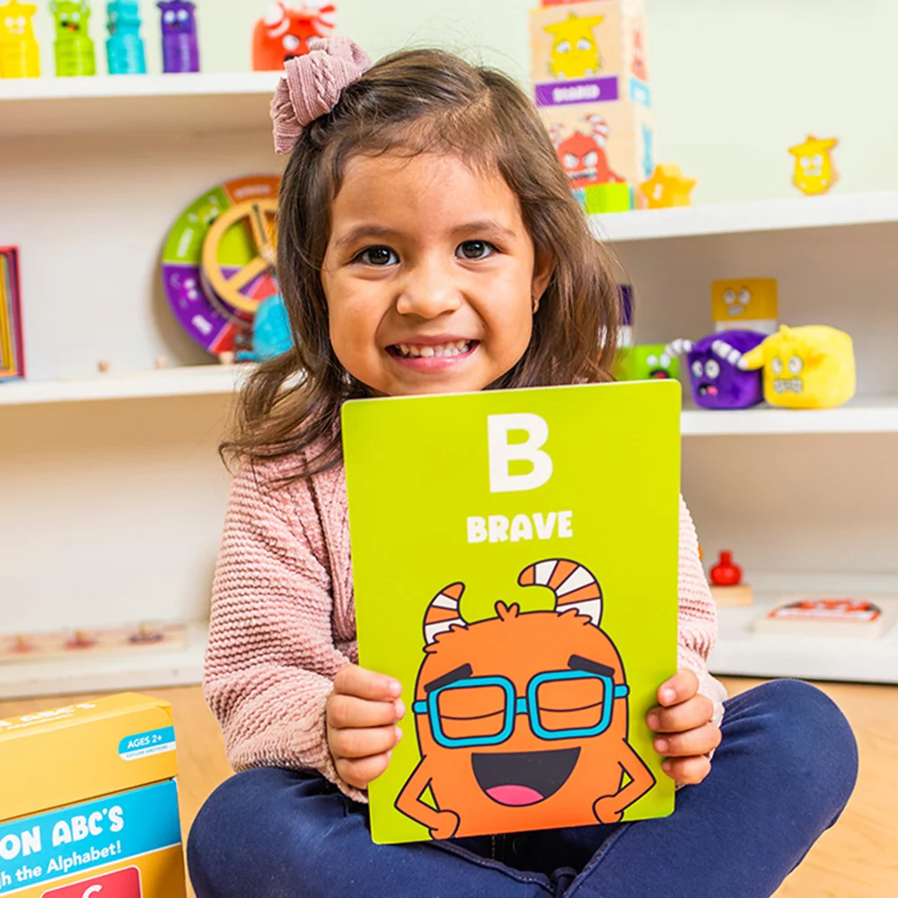 Alphabet of Emotions Flashcards | Jumbo ABC Feelings Learning Cards - Image 4