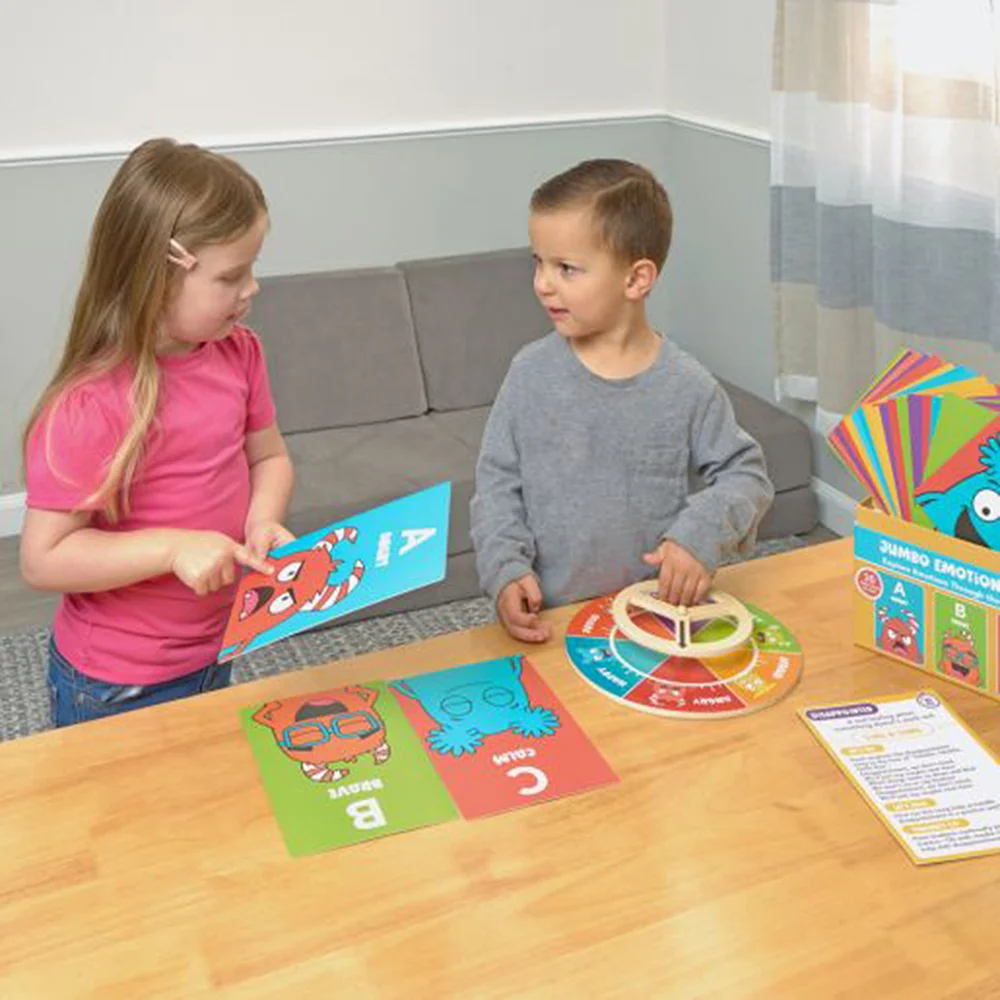 Alphabet of Emotions Flashcards | Jumbo ABC Feelings Learning Cards - Image 8