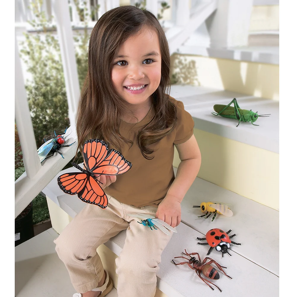 Jumbo Insects | 7-Piece Realistic Bug Toy Set | Durable Educational STEM Play - Image 4