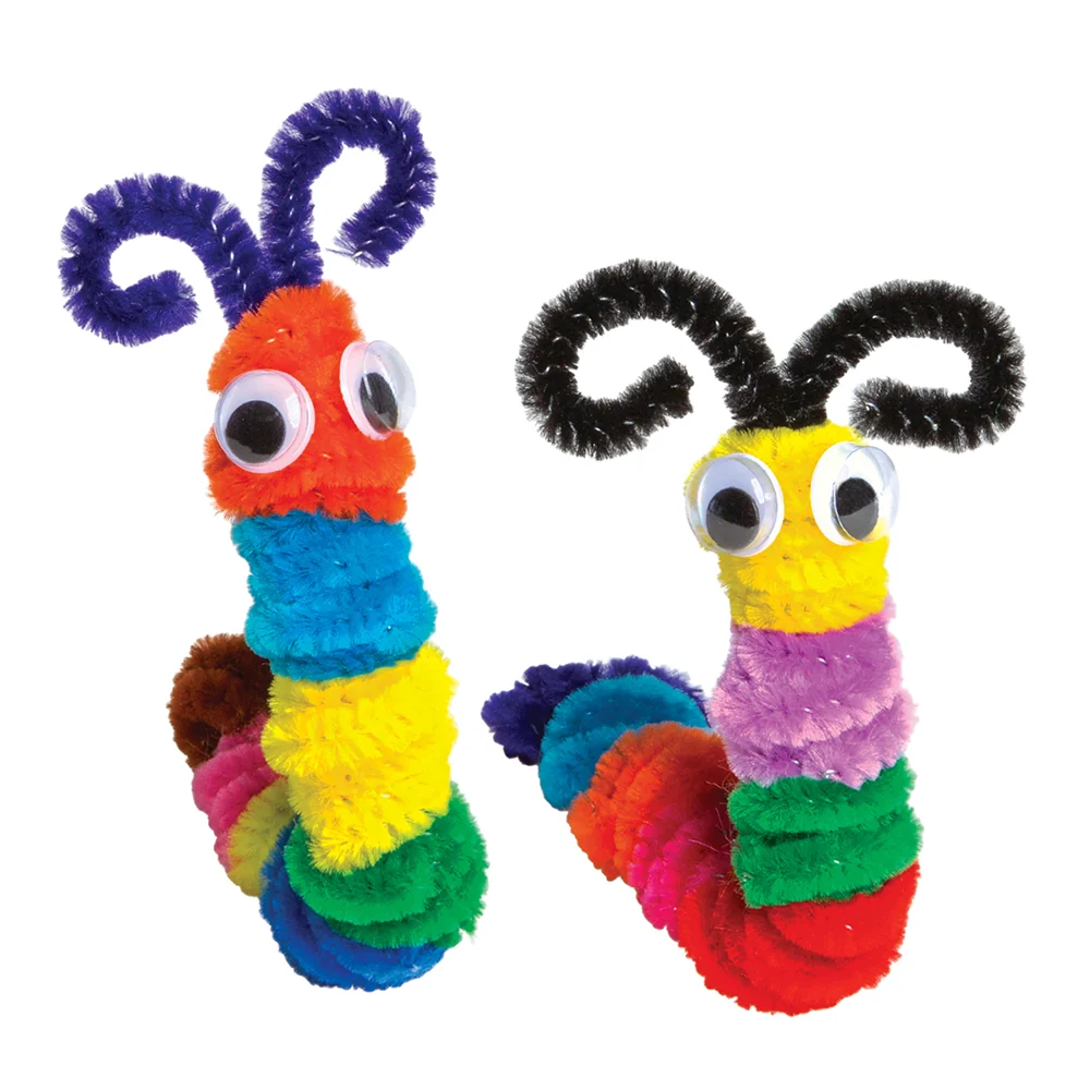 Jumbo Craft Pipe Cleaners | 12" x 6mm 100-Pack Assorted Color Stems - Image 4