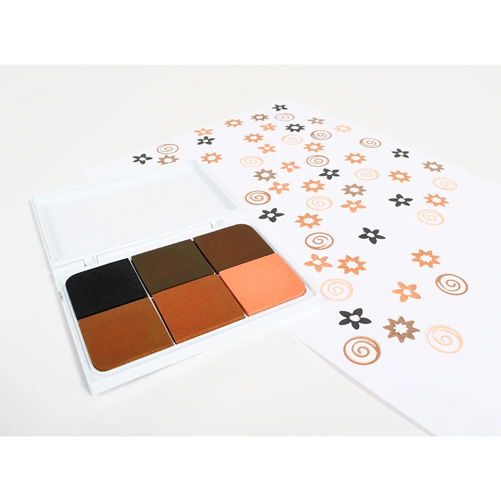 6-in-1 Skin Tones Jumbo Washable Stamp Pad - Image 3