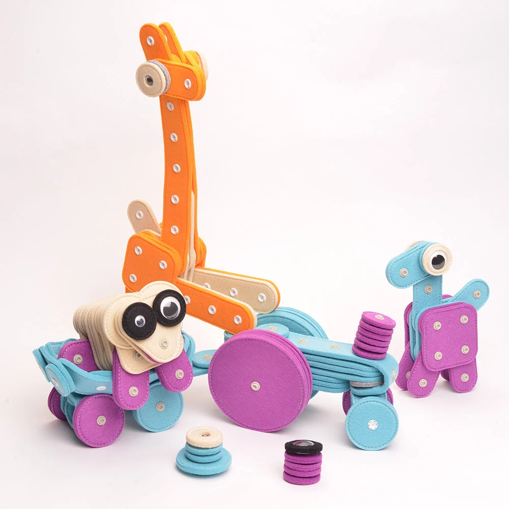 Knop Knop Classroom Felt Building Kit - Image 16