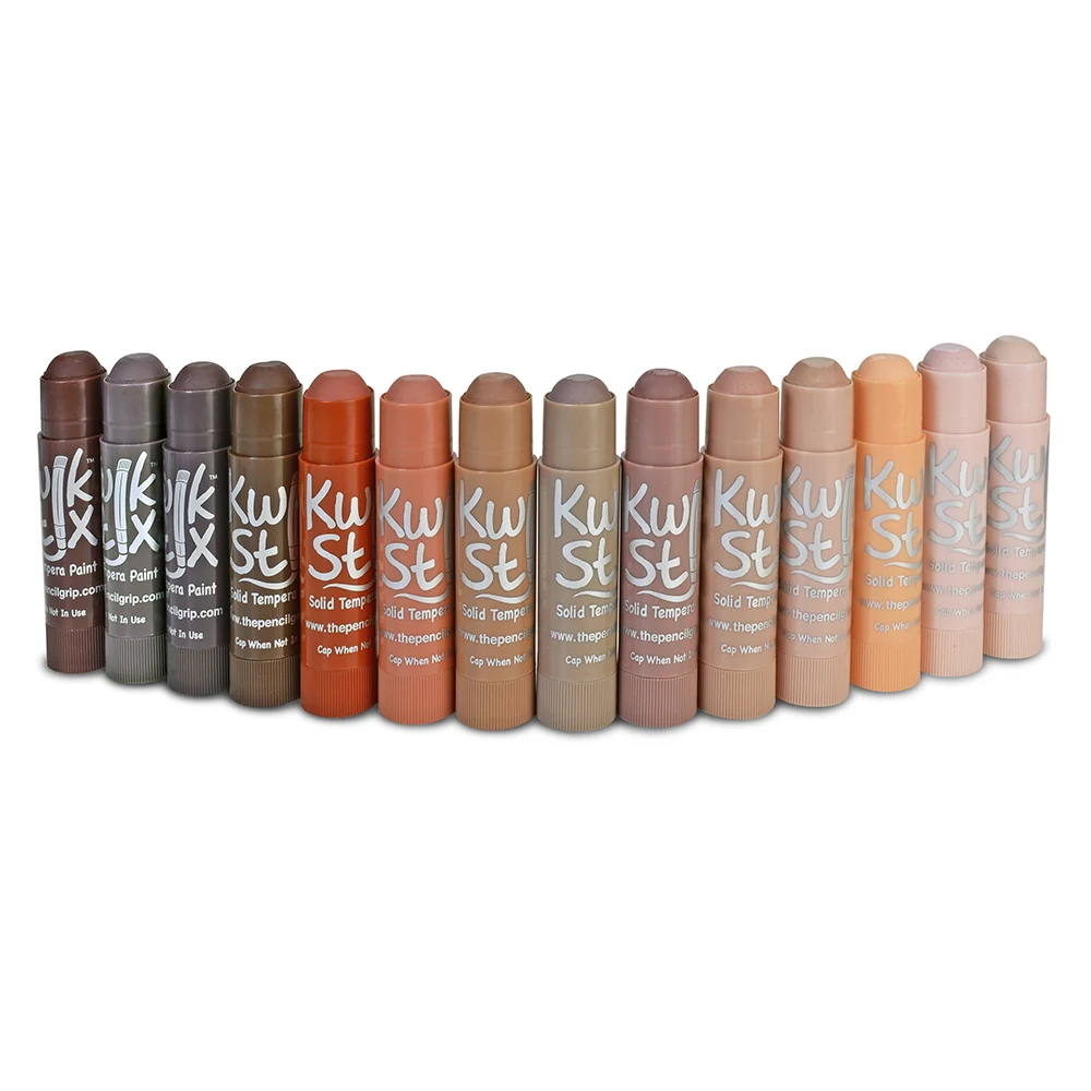 Kwik Stix Global Skin Tones 14-Piece Set | No-Mess Tempera Paint - Image 7