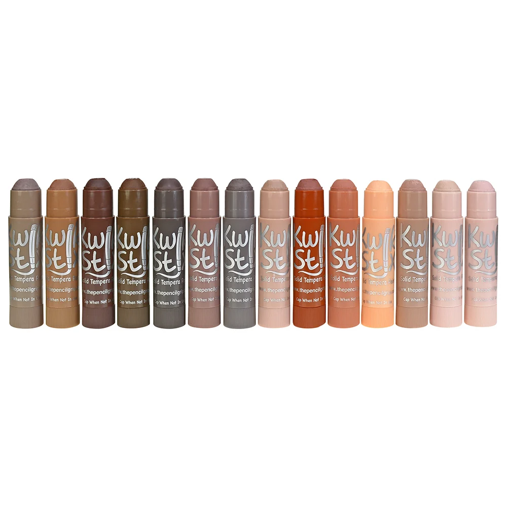 Kwik Stix Global Skin Tones 14-Piece Set | No-Mess Tempera Paint - Image 8