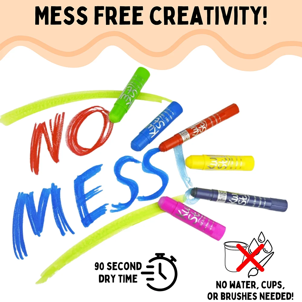 Kwik Stix No-Mess Tempera Paint Sticks | 24 Assorted Colors - Image 10