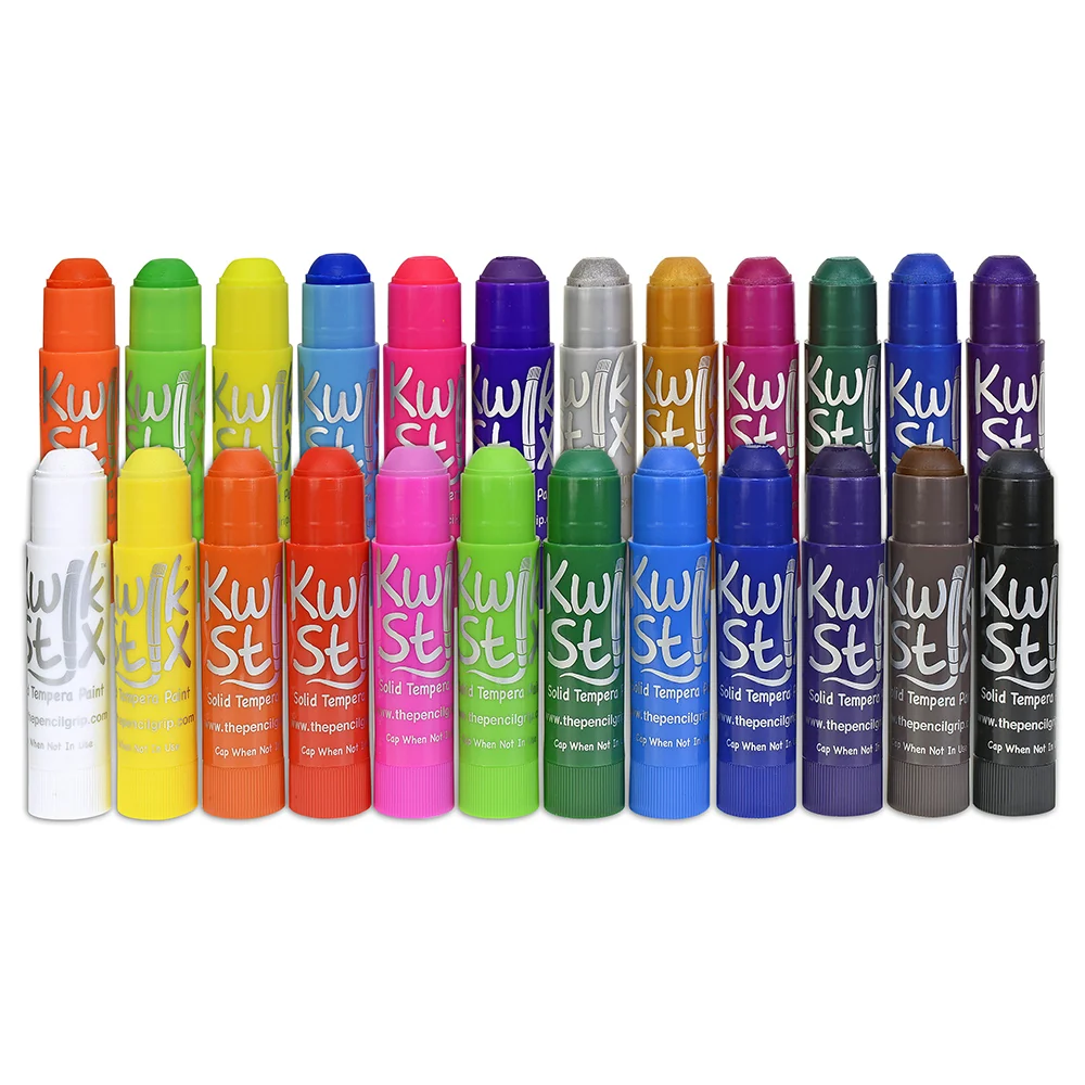 Kwik Stix No-Mess Tempera Paint Sticks | 24 Assorted Colors - Image 5
