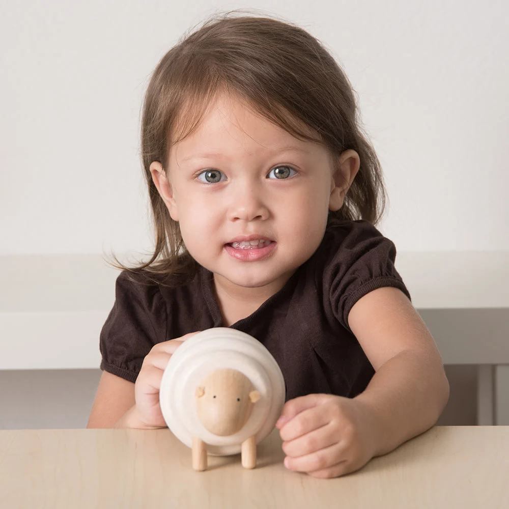 Lacing Sheep | Eco-Friendly Wooden Stacking Toy - Image 4
