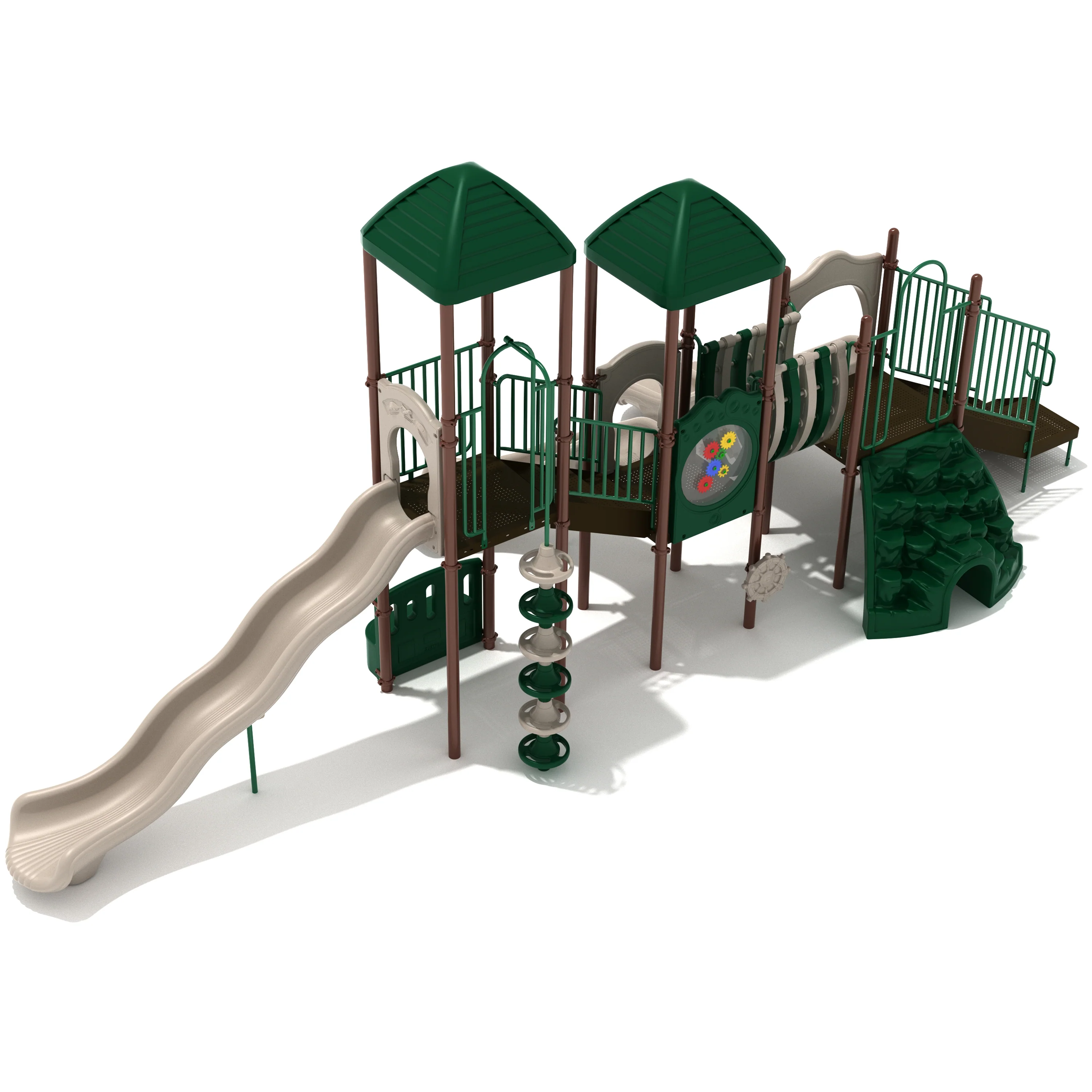 Ladera Heights Adventure Playground Set | Multi-Slide Outdoor Play System with Climbers, Bridges & Activity Panels for Ages 5–12 - Image 5