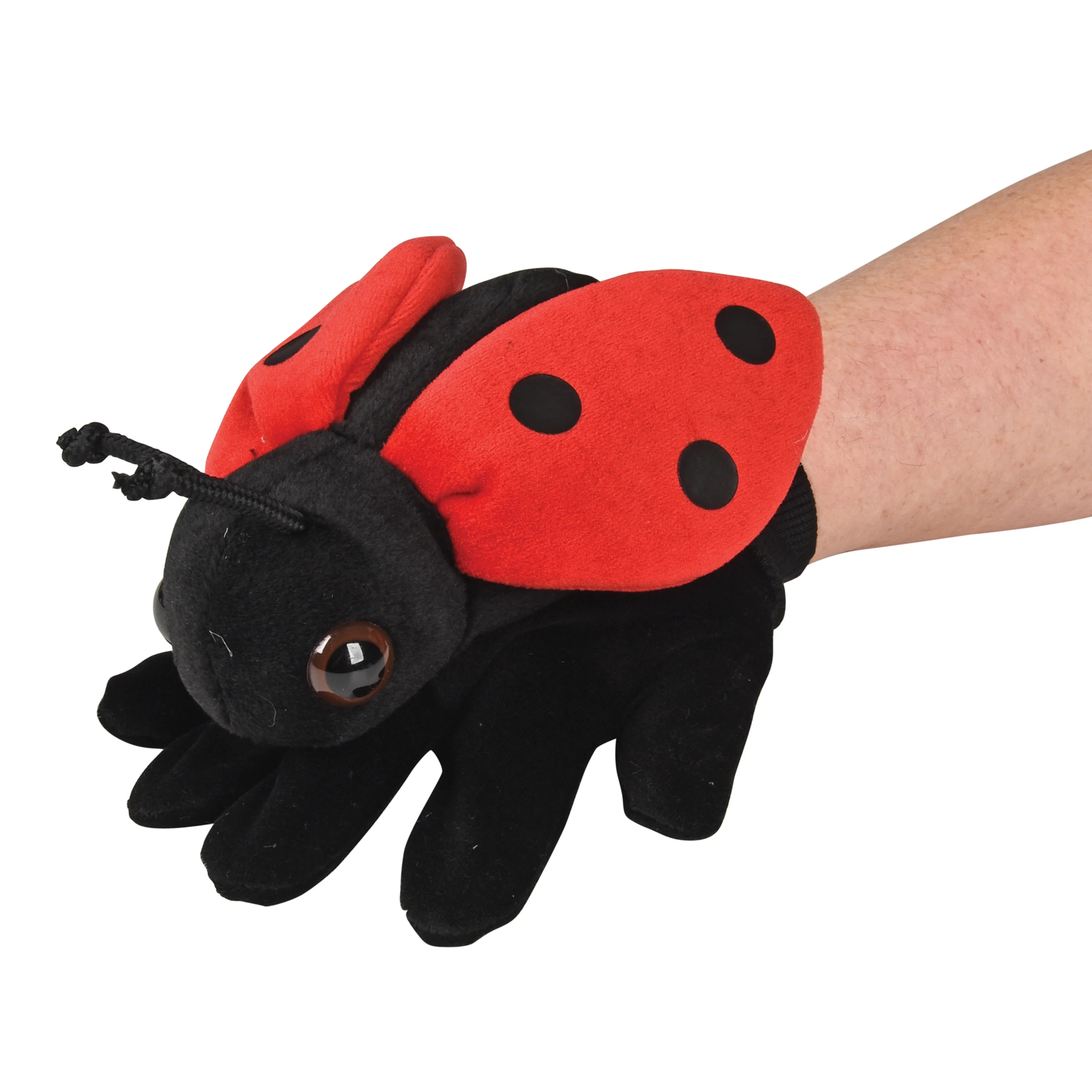 Ladybug Garden Friends Glove Puppet | Soft Velour Hand Puppet - Image 2