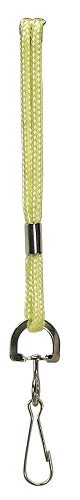 Yellow Nylon Lanyard with Swivel Clip – 36” Long - Image 3