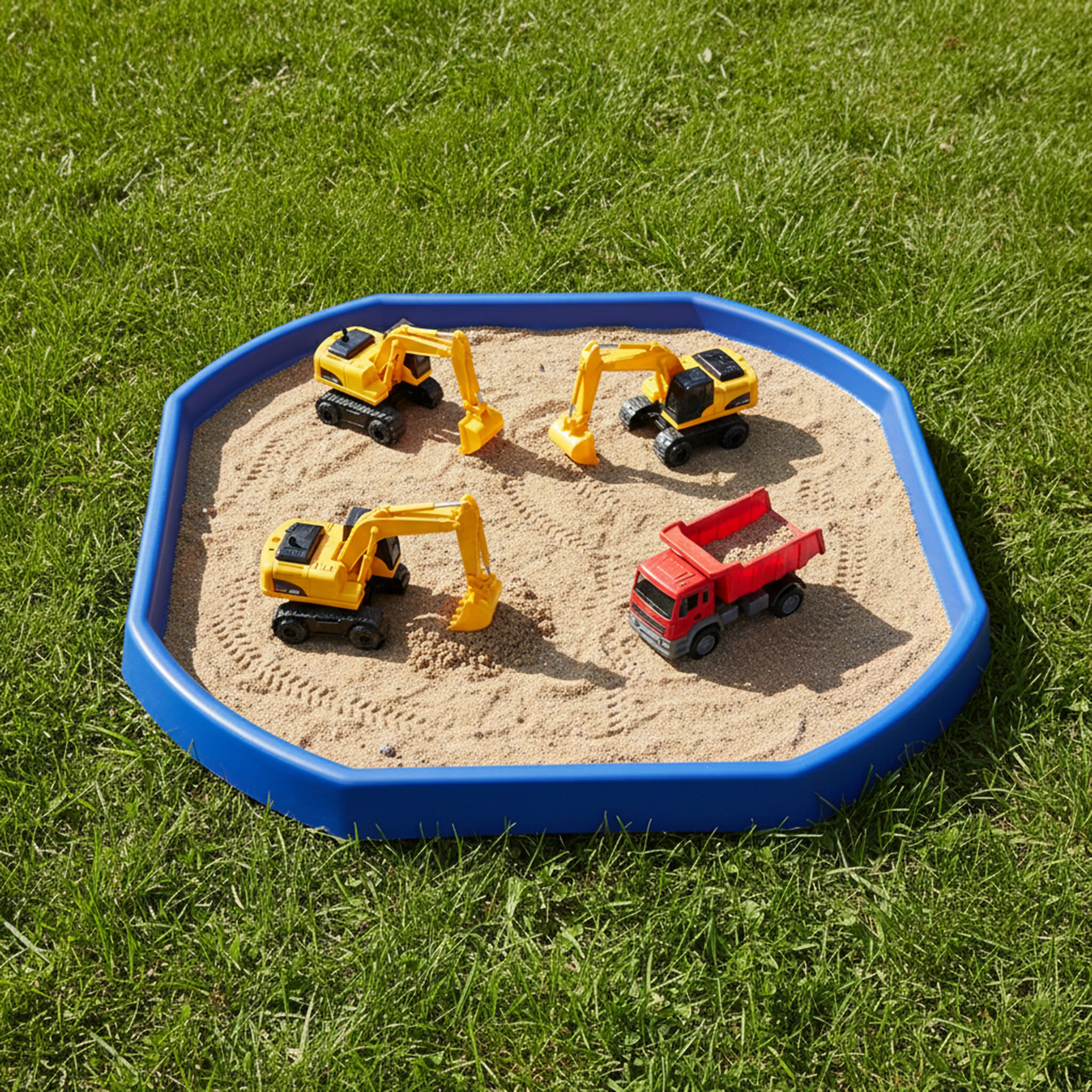 Large Blue Tuff Tray | Sensory & Messy Play Learning Table - Image 2