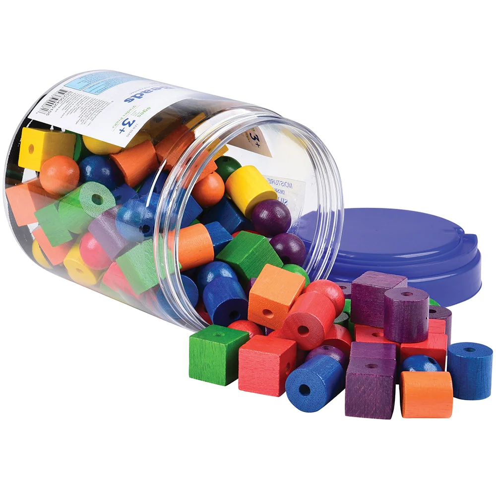 Large Wooden Colored Beads - Image 5