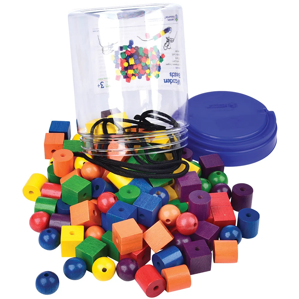 Large Wooden Colored Beads - Image 6