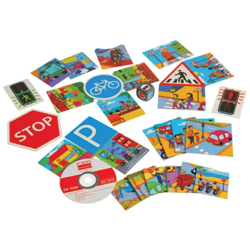 Let's Learn Road Signs Game & Multimedia CD in Carrying Case - Image 2