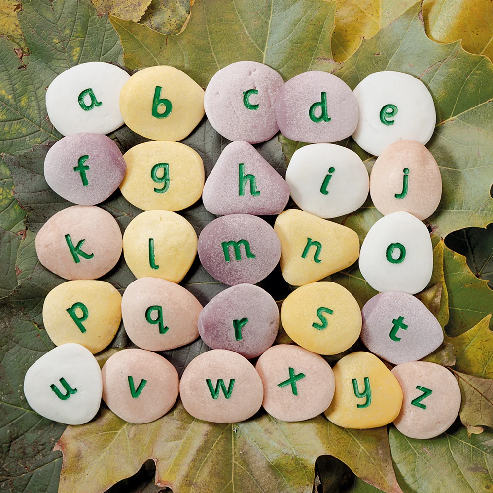 Yellow Door® Tactile Alphabet & Number Pebbles - Image 3