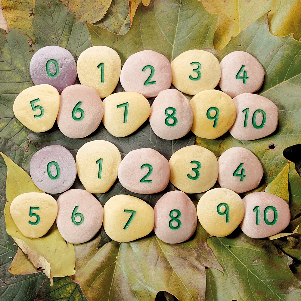 Yellow Door® Tactile Alphabet & Number Pebbles - Image 4