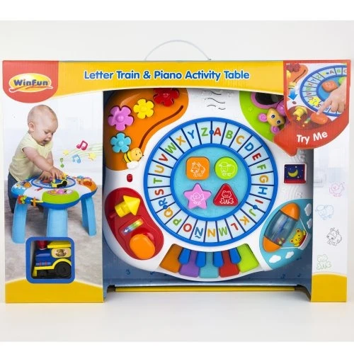 Letter Train Musical Learning Table – Interactive Toddler Activity Center 12+ Months - Image 7