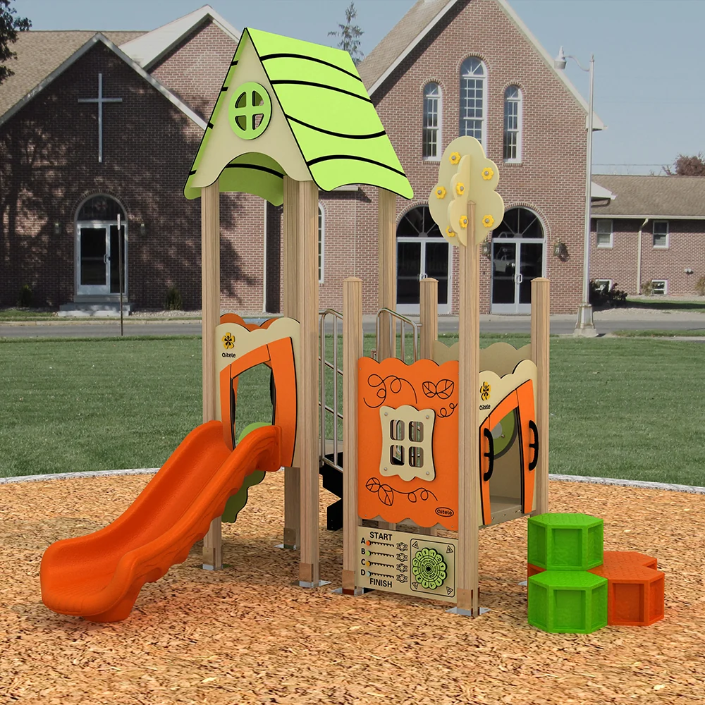 Little Buena Vista Eco-Wood Preschool Playground | Durable, ADA-Compliant Play Structure for Ages 2-5 - Image 2