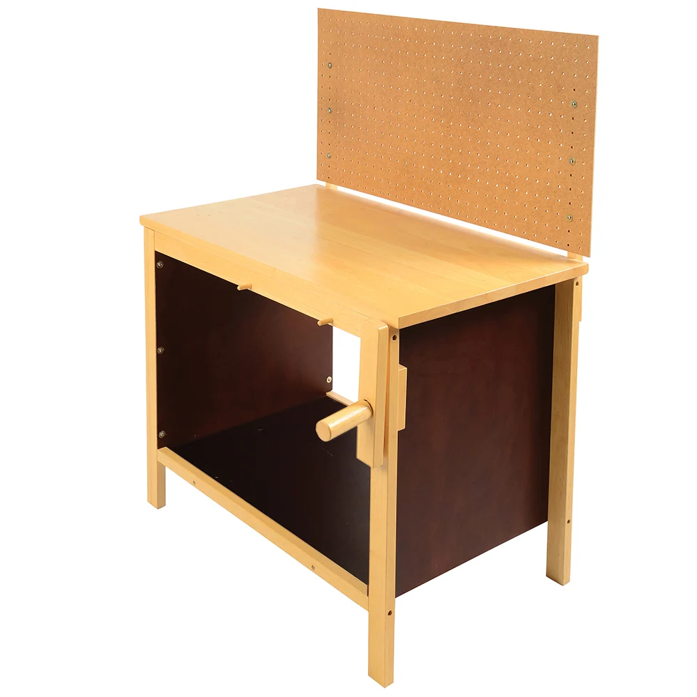 Little Carpenter Kids Wooden Work Bench - Image 4