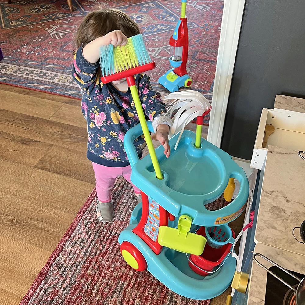 Interactive Kids Cleaning Set with Sound & Motion | Pretend Play Chores 3+ - Image 11