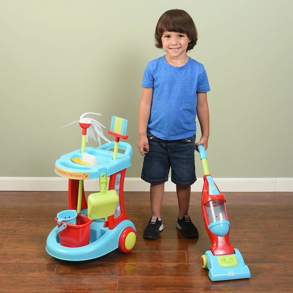Interactive Kids Cleaning Set with Sound & Motion | Pretend Play Chores 3+ - Image 14