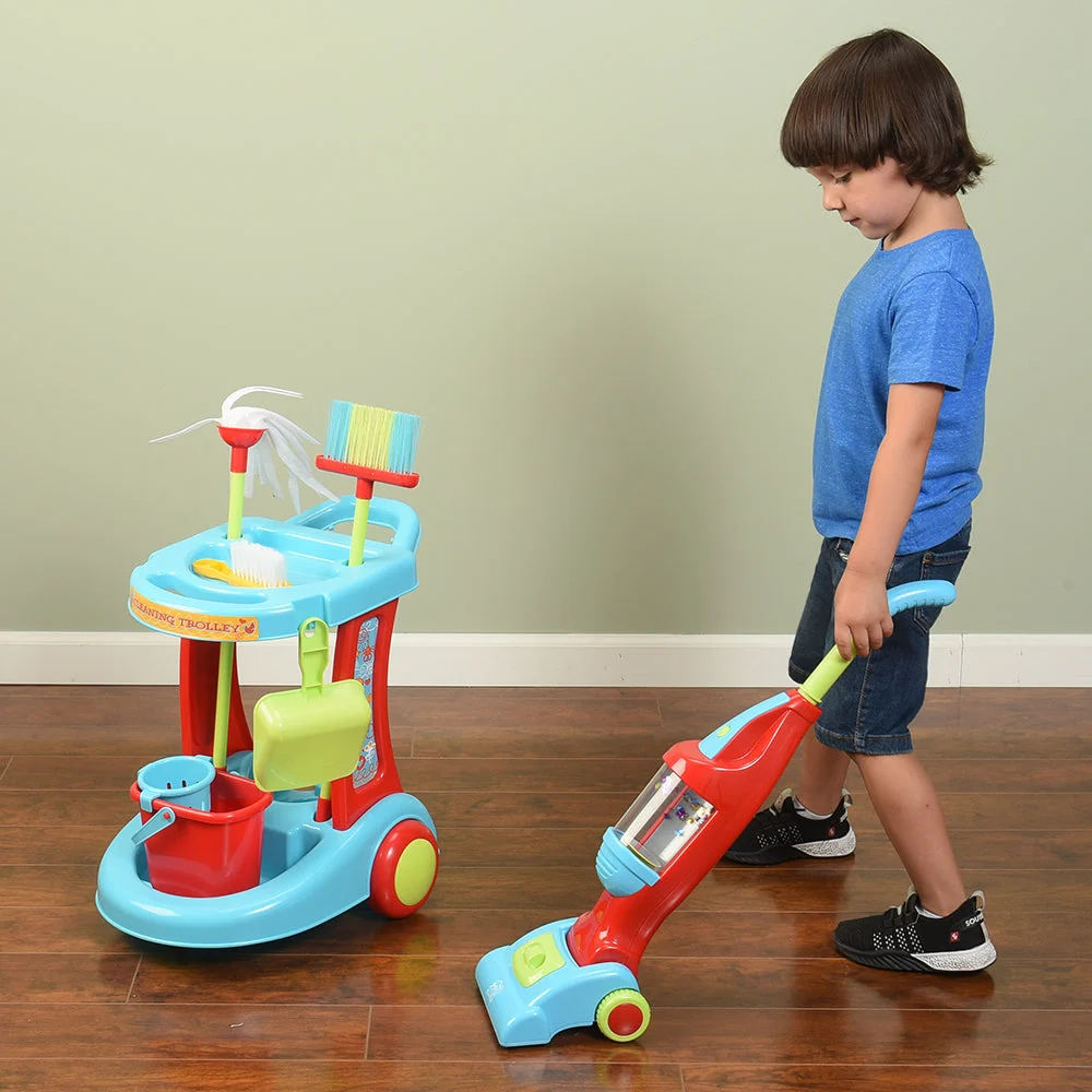 Interactive Kids Cleaning Set with Sound & Motion | Pretend Play Chores 3+ - Image 15