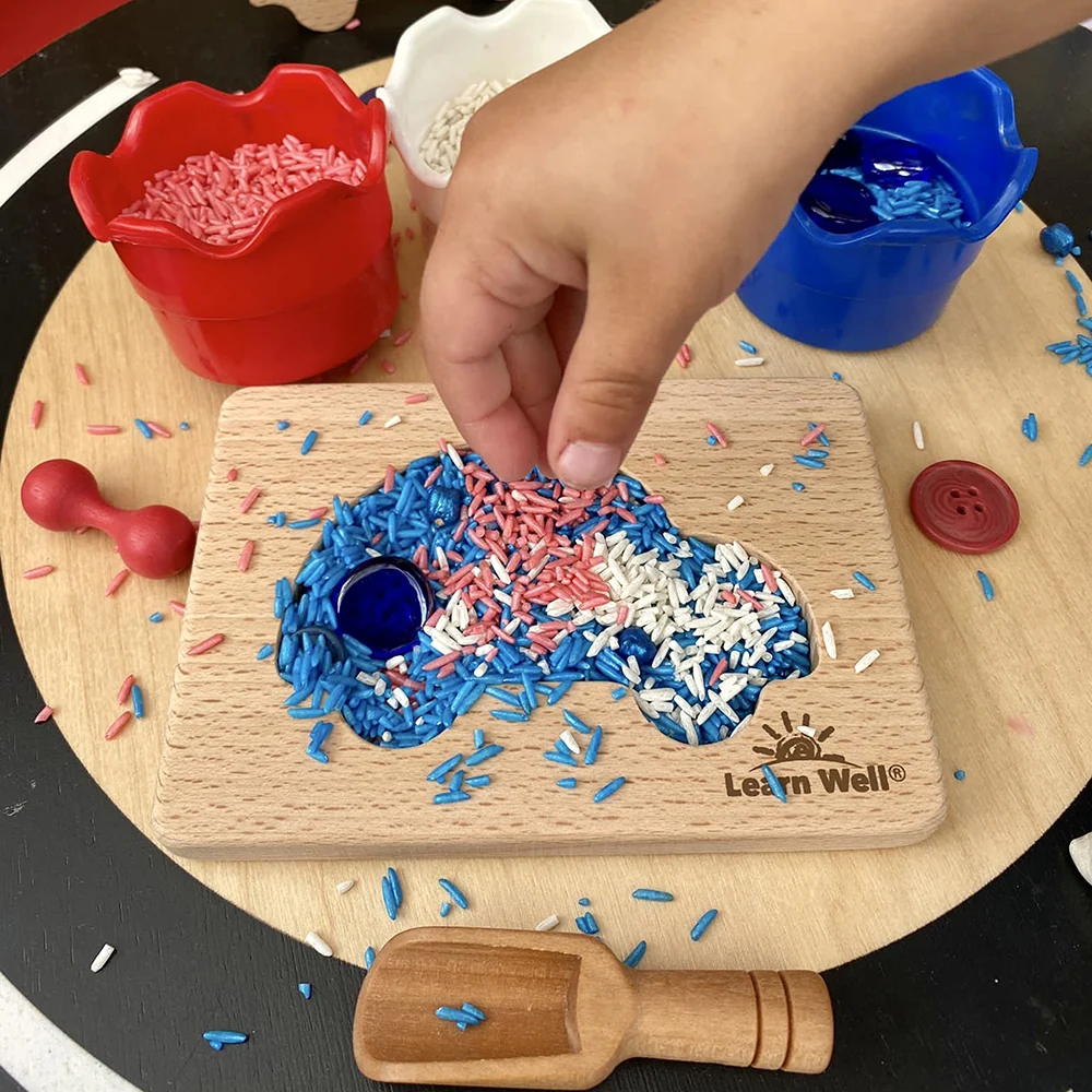 Little Looking Discovery Home Shapes |  Eco-Friendly Wooden Sensory Set - Image 2