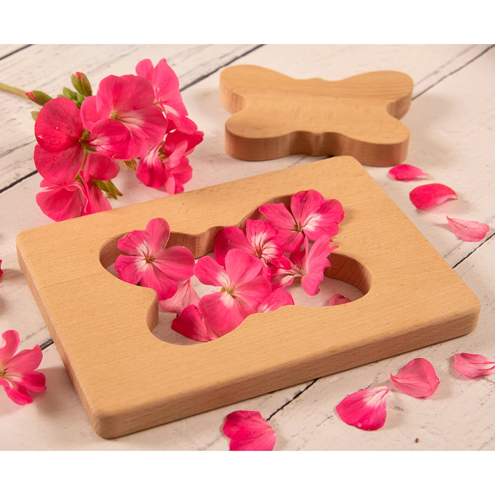 Little Looking Discovery Nature Shapes | Eco-Friendly Wooden Sensory Set - Image 3