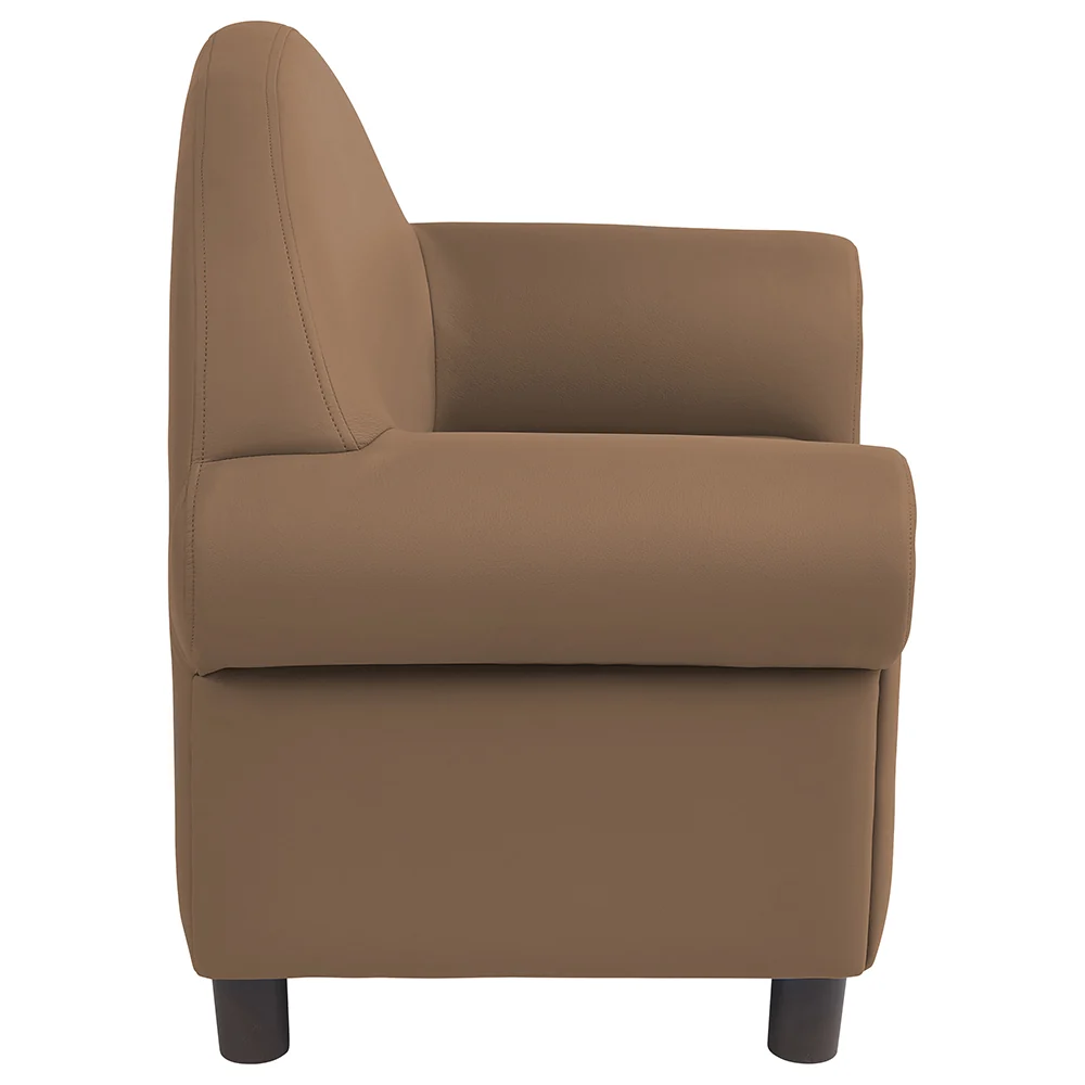 Little Lux Chocolate Preschool Lounge Chair | Adjustable Kids’ Soft Seat for Reading & Relaxation - Image 3