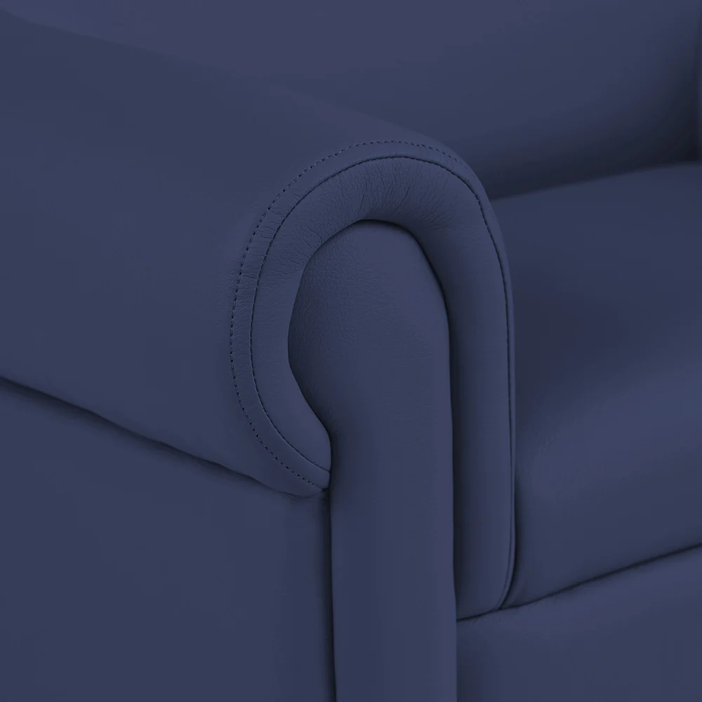 Little Lux Navy Preschool Lounge Chair | Adjustable Kids’ Soft Seat for Reading & Relaxation - Image 9