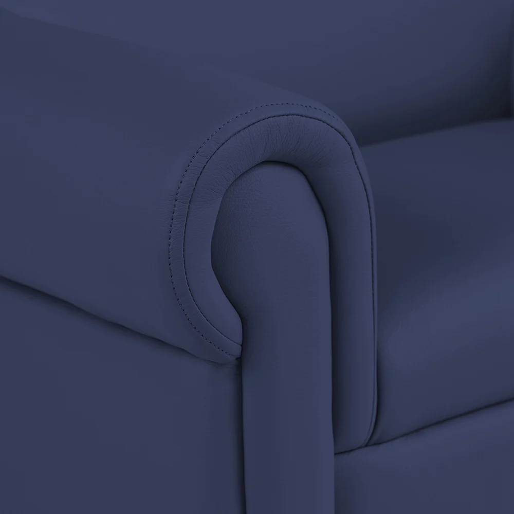 Little Lux Navy Preschool Chair & Sofa Set | Adjustable Faux Leather Kids’ Seating - Image 8