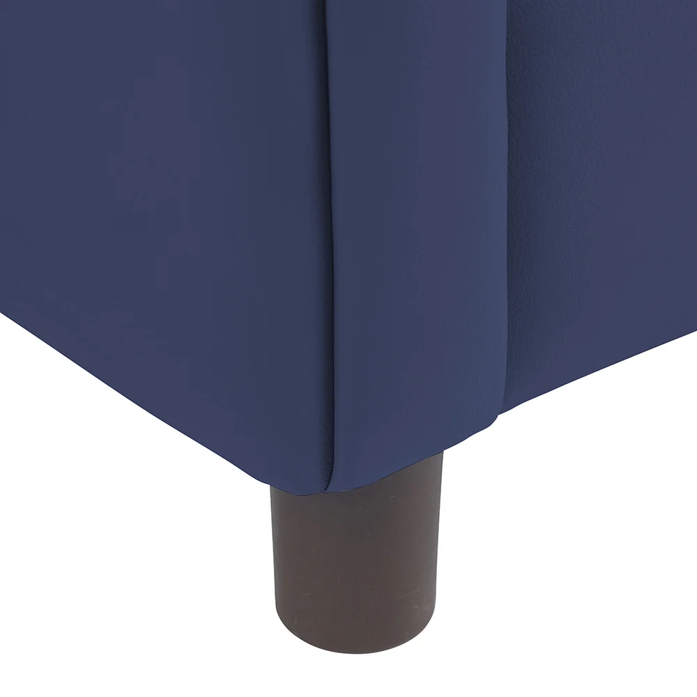 Little Lux Navy Preschool Chair & Sofa Set | Adjustable Faux Leather Kids’ Seating - Image 9