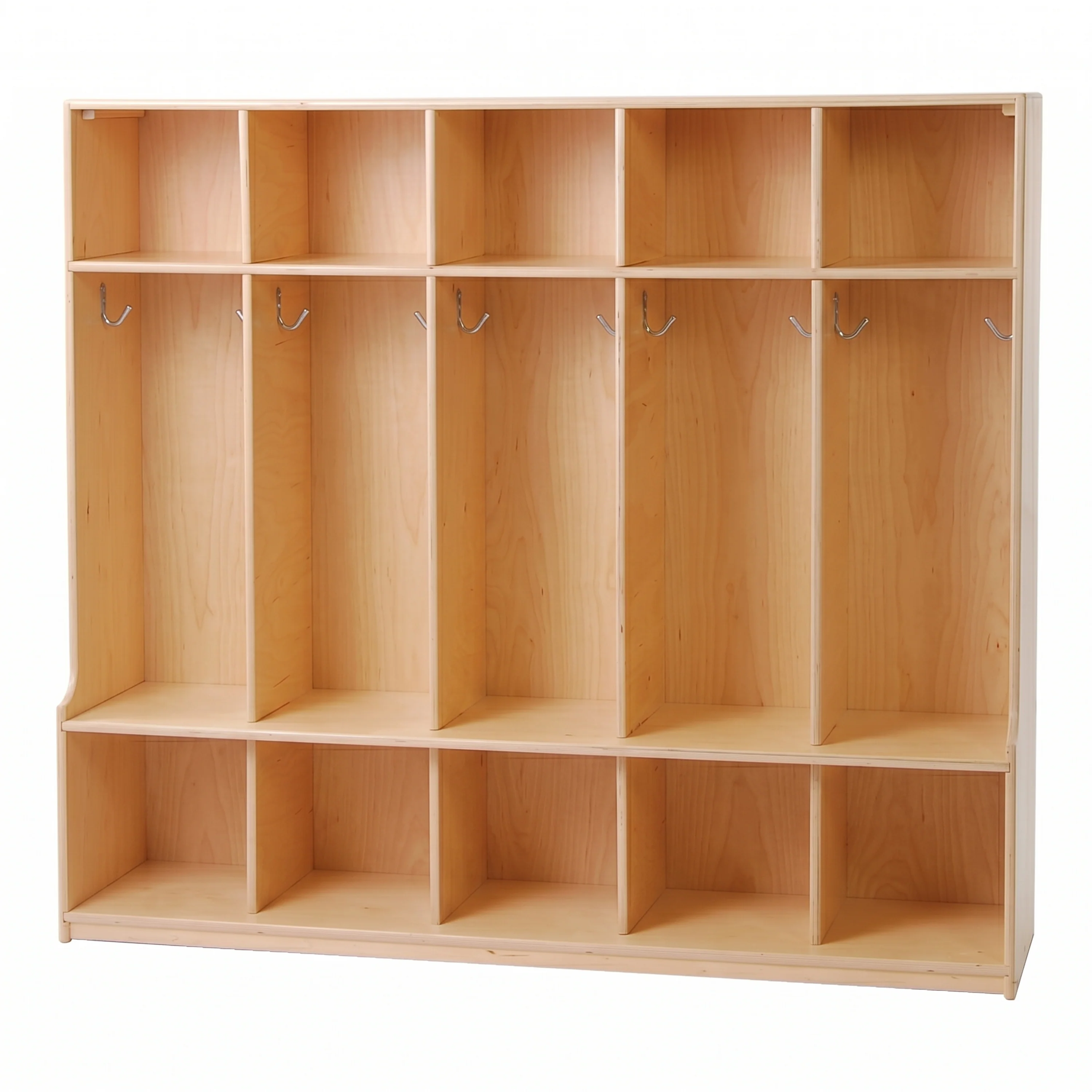 Birch Classroom Locker Unit | Durable 5-Compartment Storage for Early Childhood Organization