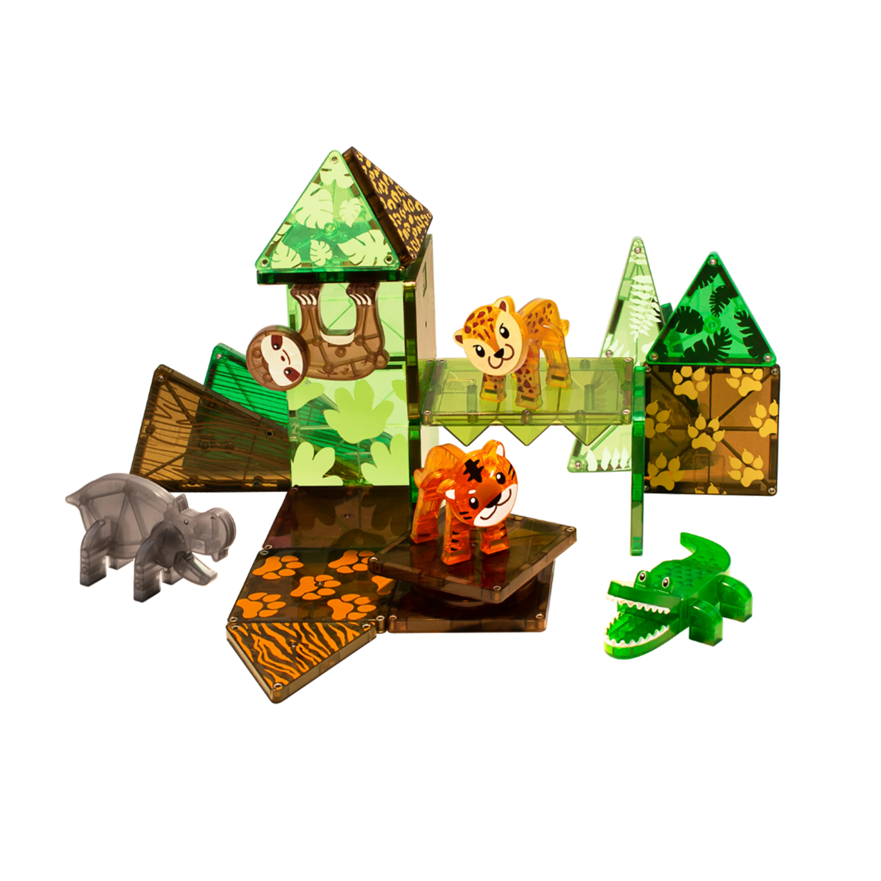 MAGNA-TILES® Magnetic Builders | Jungle, Safari, Arctic & Forest-Themed Magnetic Tile Sets - Image 5