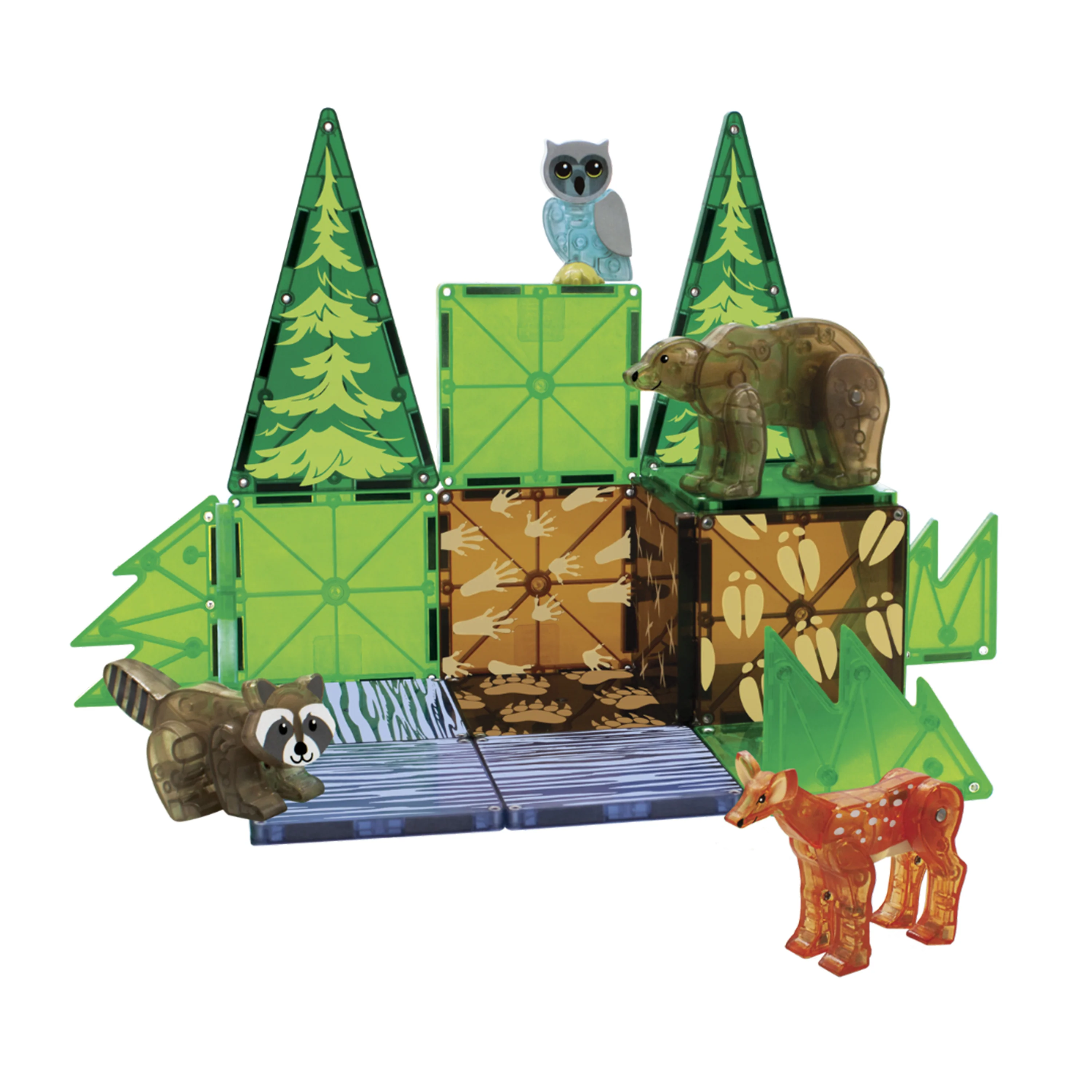 MAGNA-TILES® Magnetic Builders | Jungle, Safari, Arctic & Forest-Themed Magnetic Tile Sets - Image 6