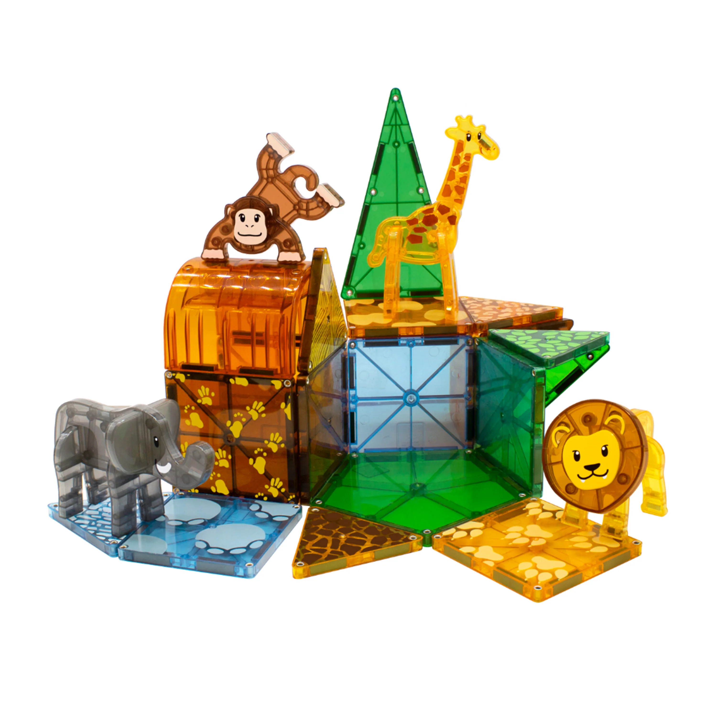 MAGNA-TILES® Magnetic Builders | Jungle, Safari, Arctic & Forest-Themed Magnetic Tile Sets - Image 7