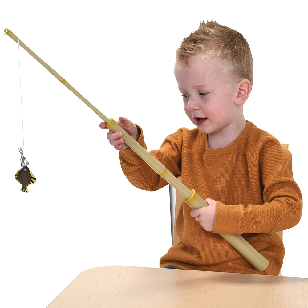 Magnetic Fishing Set | Educational Fishing Game with 4 Magnetic Poles & 24 Floating Fish - Image 5