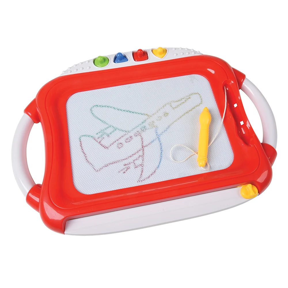 Magnetic Sketcher Board with Stylus & Shape Stampers - Image 3