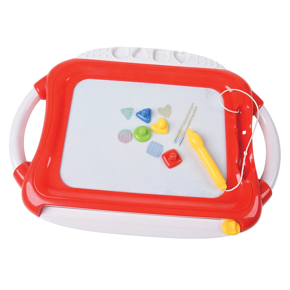 Magnetic Sketcher Board with Stylus & Shape Stampers - Image 4