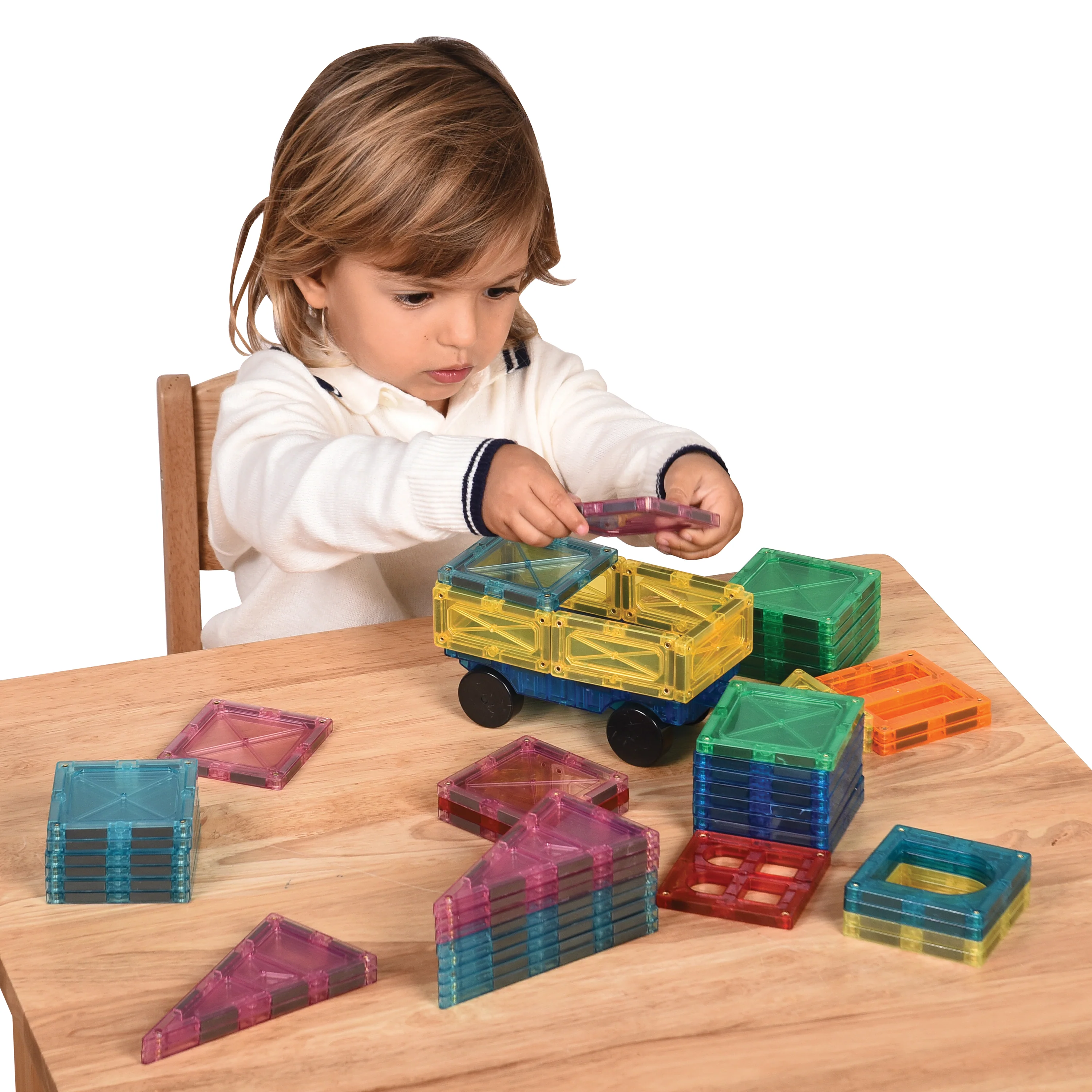 Magrivets™ Magnetic Tiles - Set of 112| Hands-On STEM Learning - Image 11