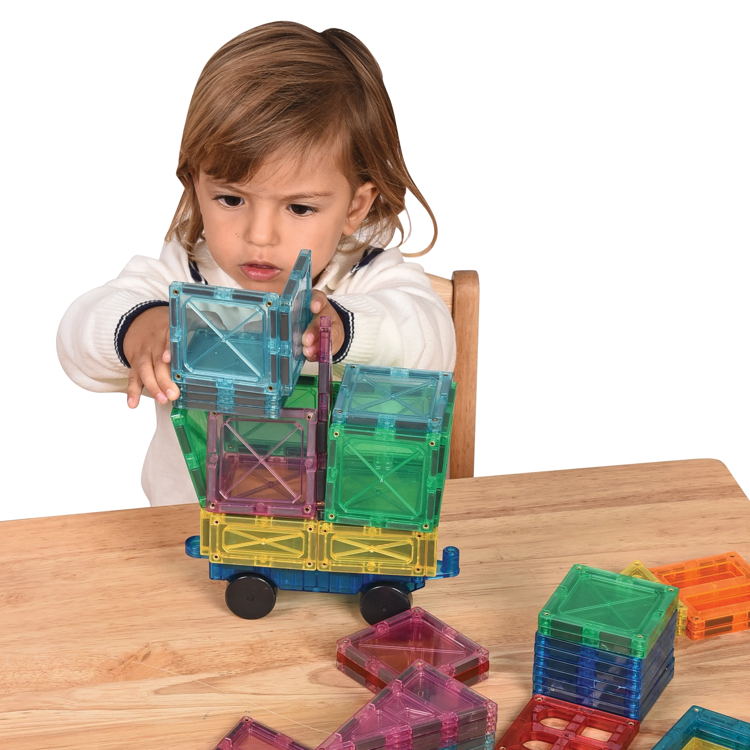Magrivets™ Magnetic Tiles - Set of 112| Hands-On STEM Learning - Image 8