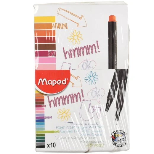 Maped Graph’Peps Fine Tip Markers - Set of 10 - Image 3