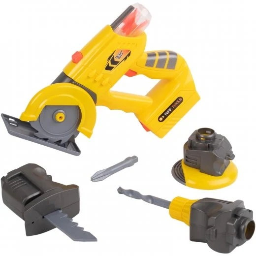 Master Builder's Tool Set | 21-Piece Pretend Play Kit with Hard Hat, Toolbelt, and 4-in-1 Multitool - Image 3