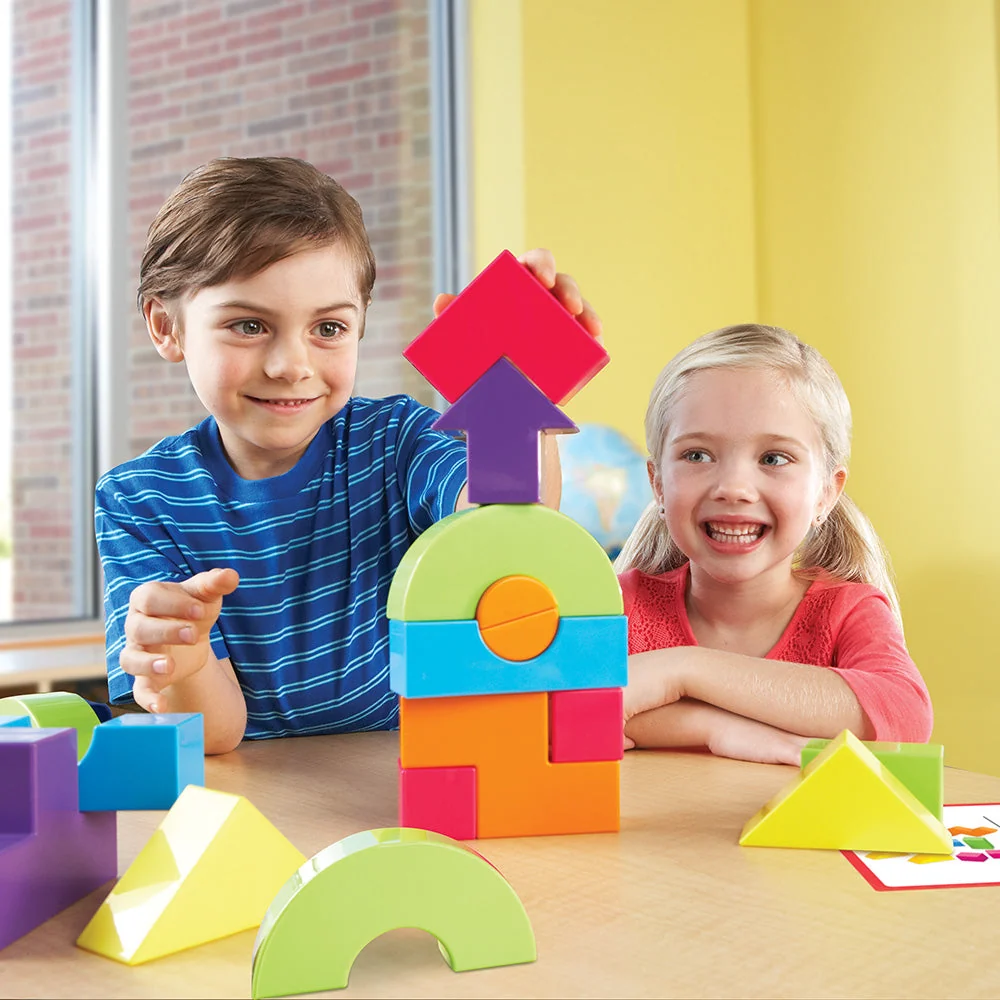 3D Building Puzzle Game for Kids – Spatial Reasoning, STEM Brain Teaser with Challenge Cards, Ages 5+ - Image 2