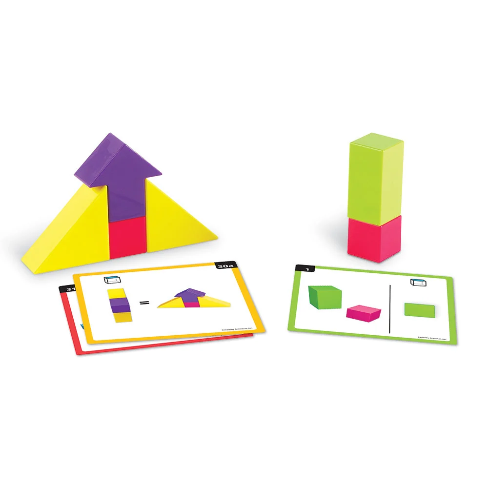 3D Building Puzzle Game for Kids – Spatial Reasoning, STEM Brain Teaser with Challenge Cards, Ages 5+ - Image 3