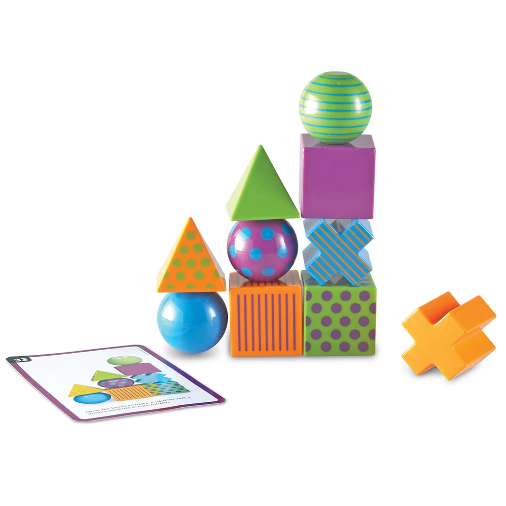 Critical Thinking Puzzle Game for Kids – 20 Activity Cards & Multicolor Blocks – Spatial Reasoning, Pattern Matching & STEM Learning, Ages 5-13 - Image 6