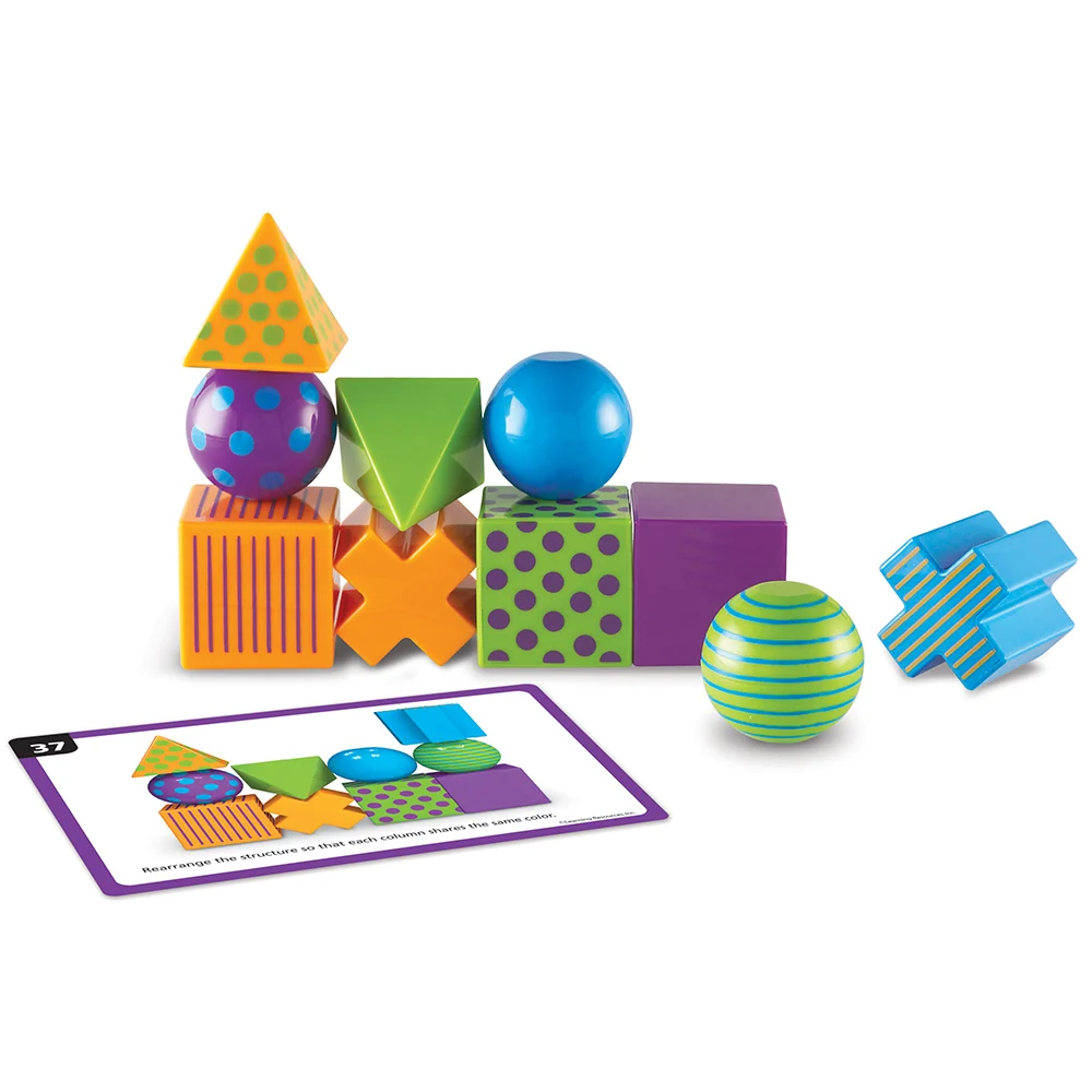 Critical Thinking Puzzle Game for Kids – 20 Activity Cards & Multicolor Blocks – Spatial Reasoning, Pattern Matching & STEM Learning, Ages 5-13 - Image 7