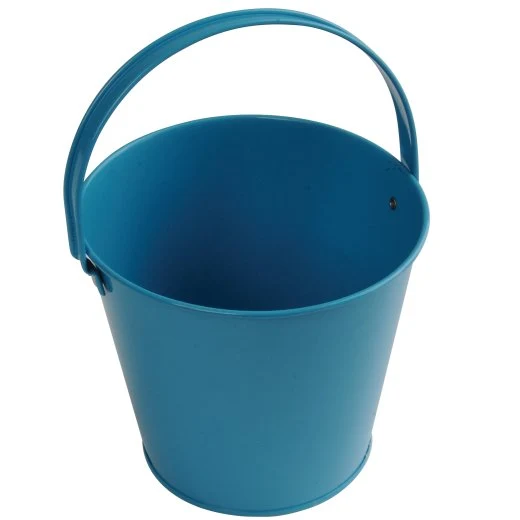 Metal Handle Bucket - Blue